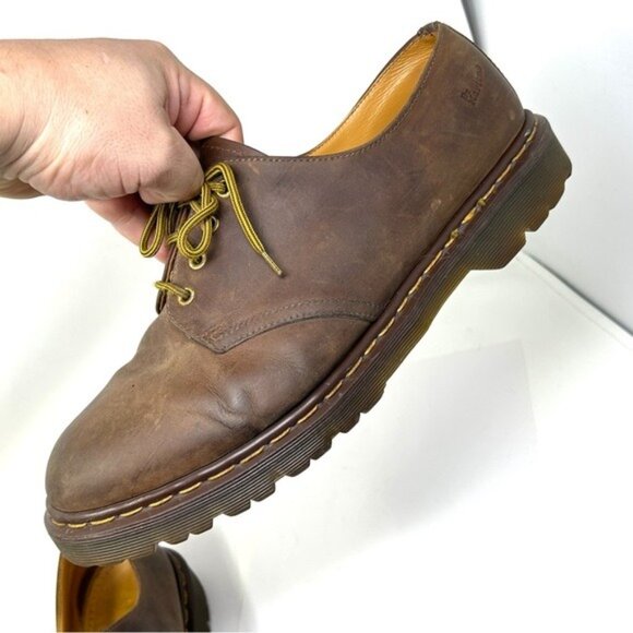 Dr Martens Vintage 4 Hole A-CH1561Z Brown Made in England size 13 US or 12 UK main image 12